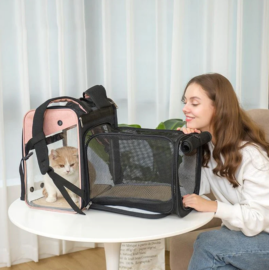 "Expandable" Pet Carrier Backpack